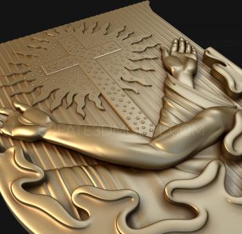 Coat of arms (GR_0176) 3D model for CNC machine