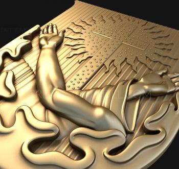 Coat of arms (GR_0176) 3D model for CNC machine