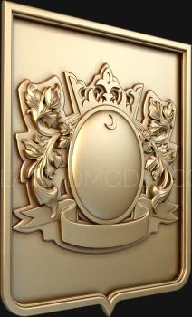 Coat of arms (GR_0193-1) 3D model for CNC machine