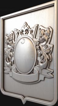 Coat of arms (GR_0193-1) 3D model for CNC machine