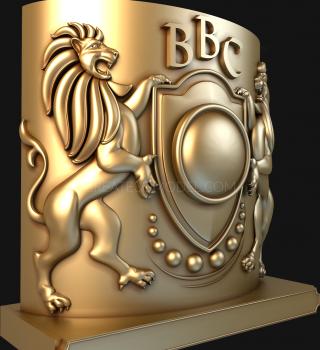 Coat of arms (GR_0201) 3D model for CNC machine