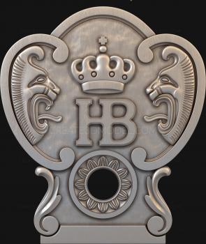 Coat of arms (GR_0210) 3D model for CNC machine