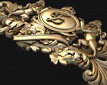Coat of arms (GR_0218) 3D model for CNC machine