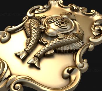 Coat of arms (GR_0226) 3D model for CNC machine