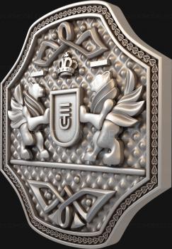 Coat of arms (GR_0228) 3D model for CNC machine