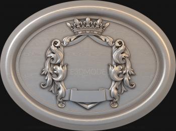 Coat of arms (GR_0229) 3D model for CNC machine
