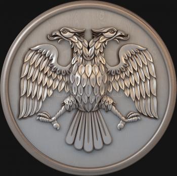 Coat of arms (GR_0254) 3D model for CNC machine