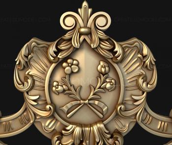 Coat of arms (GR_0256) 3D model for CNC machine