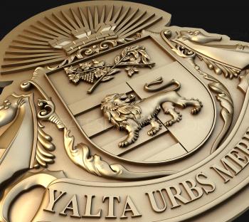 Coat of arms (GR_0265) 3D model for CNC machine