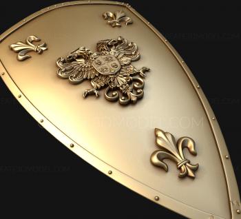 Coat of arms (GR_0270) 3D model for CNC machine