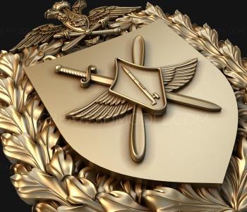 Coat of arms (GR_0276) 3D model for CNC machine
