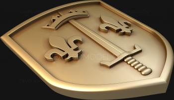 Coat of arms (GR_0279) 3D model for CNC machine