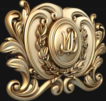 Coat of arms (GR_0280) 3D model for CNC machine