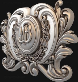 Coat of arms (GR_0280) 3D model for CNC machine