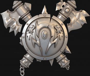 Coat of arms (GR_0293) 3D model for CNC machine