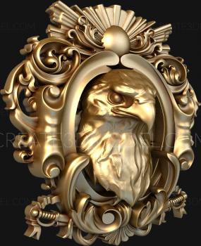 Coat of arms (GR_0303) 3D model for CNC machine
