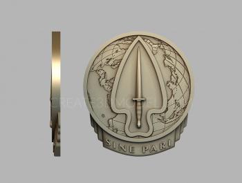 Coat of arms (GR_0305) 3D model for CNC machine