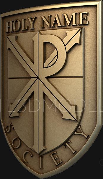 Coat of arms (GR_0307) 3D model for CNC machine