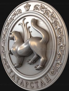 Coat of arms (GR_0308) 3D model for CNC machine