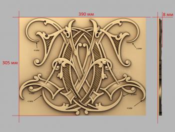 Coat of arms (GR_0353) 3D model for CNC machine