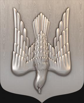 Coat of arms (GR_0358) 3D model for CNC machine