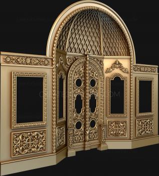 Iconostasis (IKN_0074-110) 3D model for CNC machine