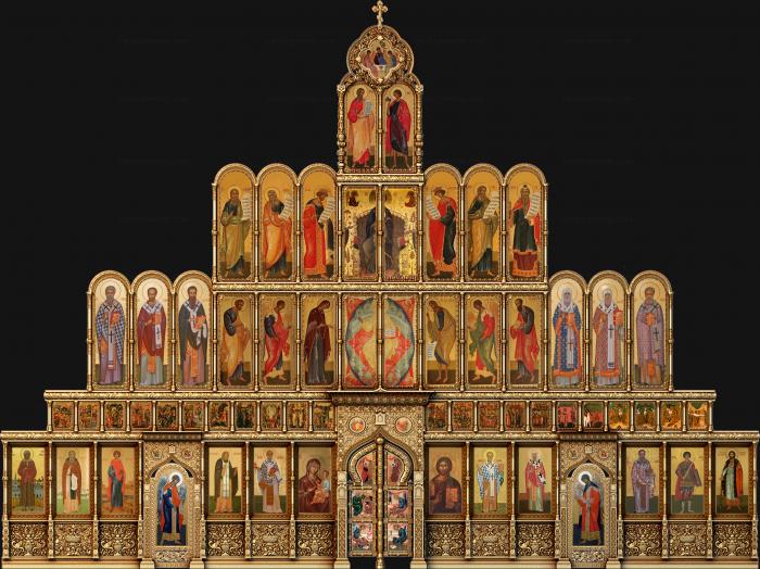 Iconostasis (IKN_0078) 3D model for CNC machine