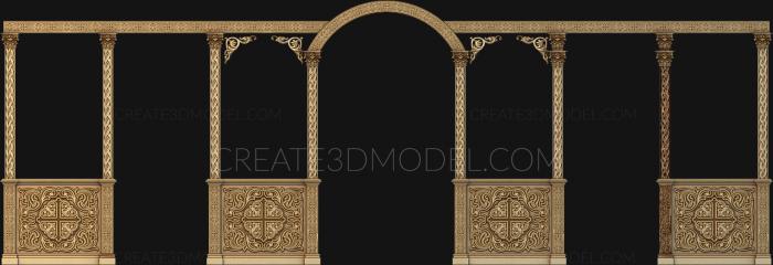 Iconostasis (IKN_0085) 3D model for CNC machine