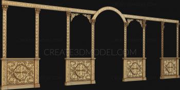 Iconostasis (IKN_0085) 3D model for CNC machine