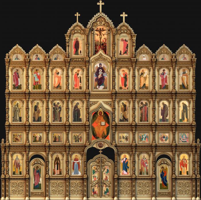 Iconostasis (IKN_0094) 3D model for CNC machine