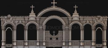 Iconostasis (IKN_0114) 3D model for CNC machine