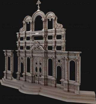 Iconostasis (IKN_0126) 3D model for CNC machine