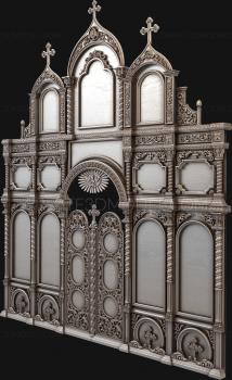 Iconostasis (IKN_0160) 3D model for CNC machine