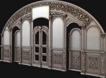 Iconostasis (IKN_0197) 3D model for CNC machine