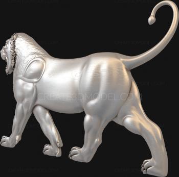 Animals (JV_0025) 3D model for CNC machine
