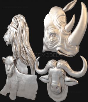 Animals (JV_0091) 3D model for CNC machine