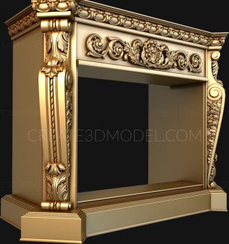 Fireplaces (KM_0001) 3D model for CNC machine