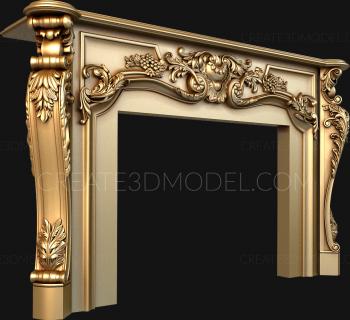Fireplaces (KM_0002-1) 3D model for CNC machine