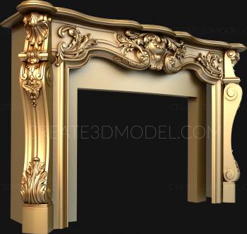 Fireplaces (KM_0002) 3D model for CNC machine