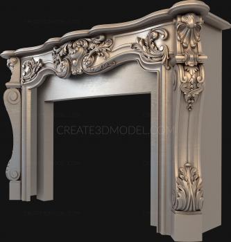 Fireplaces (KM_0002) 3D model for CNC machine