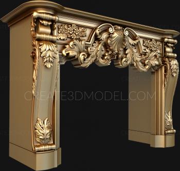 Fireplaces (KM_0003-1) 3D model for CNC machine