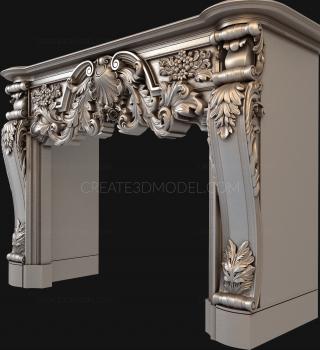 Fireplaces (KM_0003-1) 3D model for CNC machine