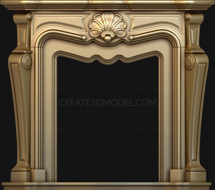 Fireplaces (KM_0004) 3D model for CNC machine