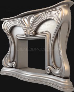 Fireplaces (KM_0010) 3D model for CNC machine