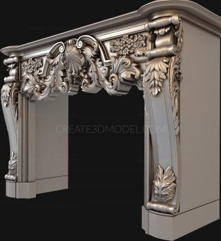 Fireplaces (KM_0021) 3D model for CNC machine