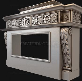 Fireplaces (KM_0023) 3D model for CNC machine