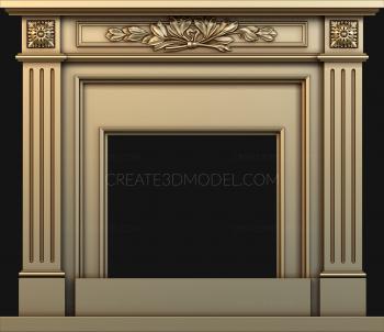 Fireplaces (KM_0024) 3D model for CNC machine