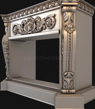Fireplaces (KM_0027) 3D model for CNC machine