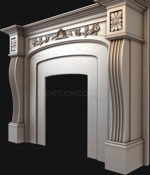 Fireplaces (KM_0035) 3D model for CNC machine