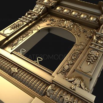 Fireplaces (KM_0038) 3D model for CNC machine
